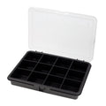 Organizador plástico 12 compartimentos 180x128x32 mm caja almacenaje, maletin organizador, organizador plástico