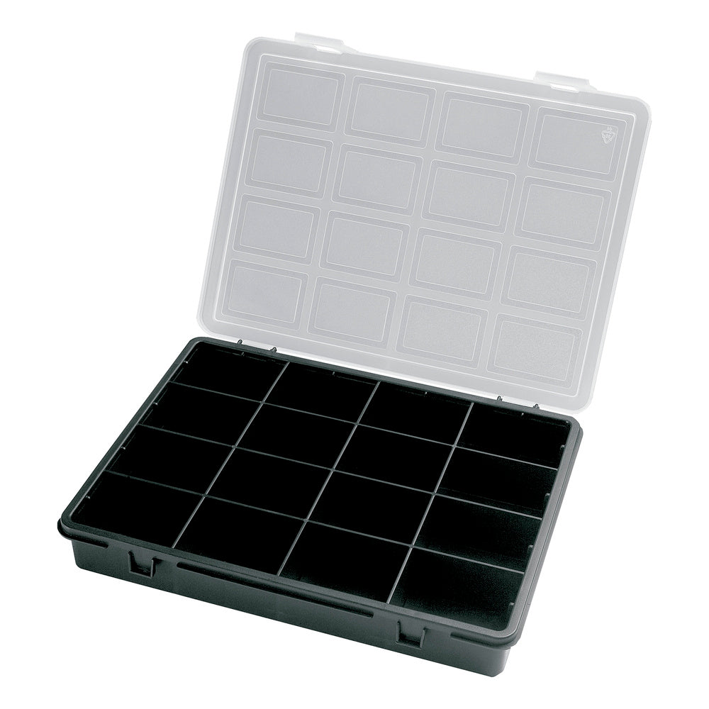 Plastic Organizer 16 compartments 242x188x37 mm storage box, organizer case, plastic organizer