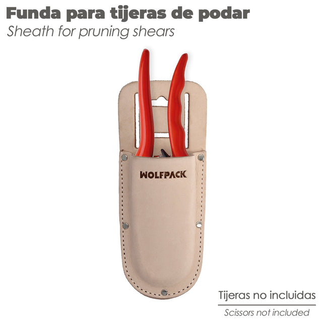 Funda piel para tijeras podar