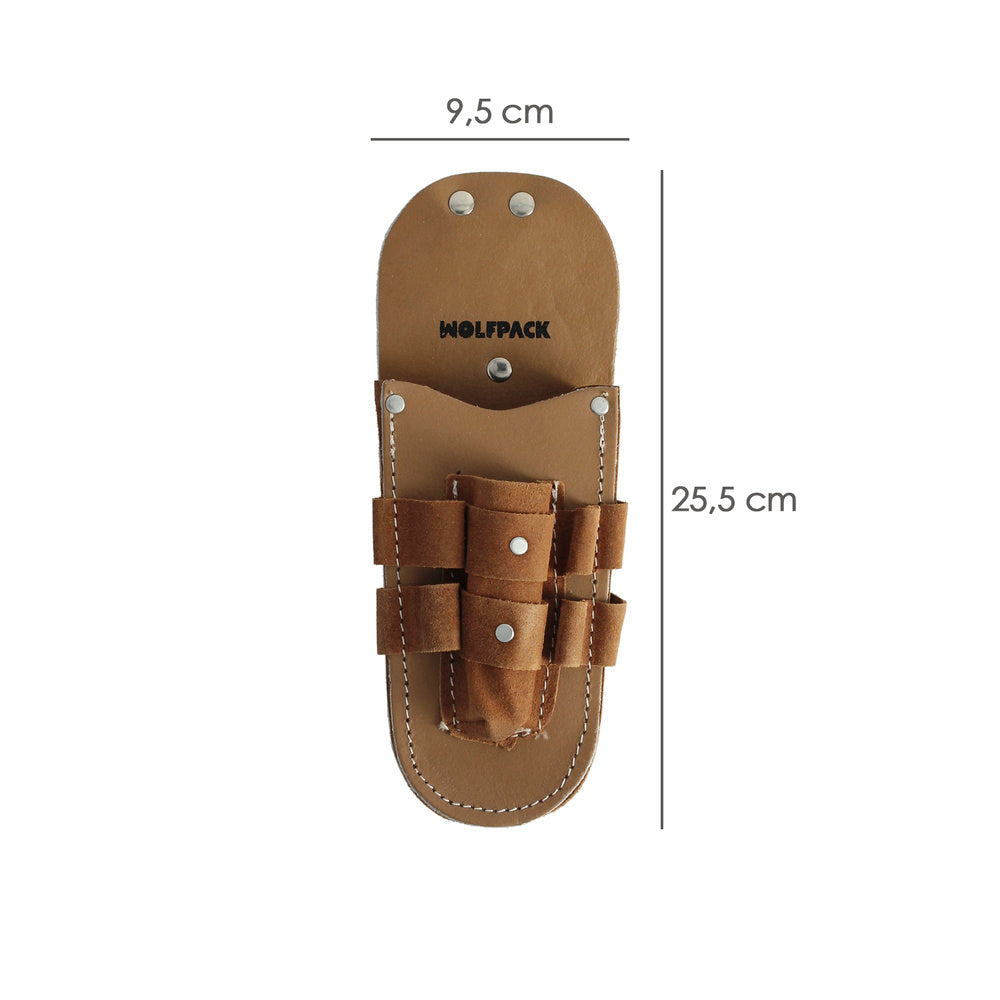 Electrician tool leather pouch