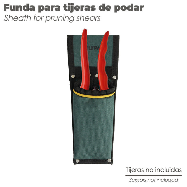 Funda tijeras podar nylon. funda protectora. soporte para tijeras de podar