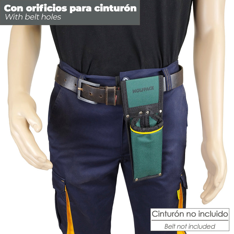 Funda tijeras podar nylon. funda protectora. soporte para tijeras de podar