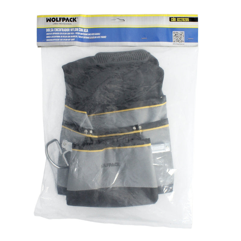 Bolsa encofrador nylon sencilla con asa