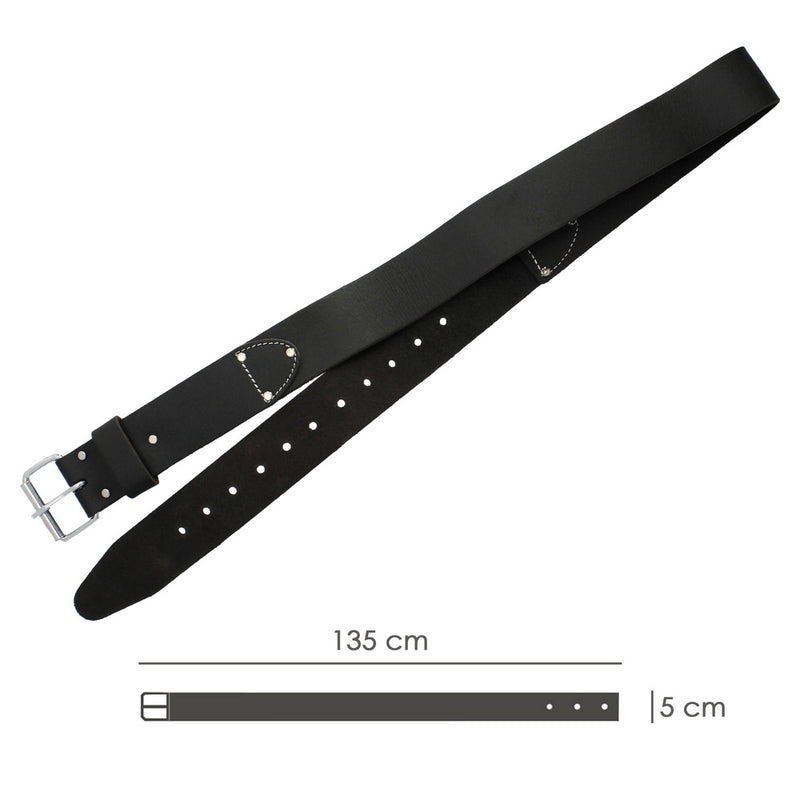 Cinturon piel para bolsa encofrador / funda portaherramientas