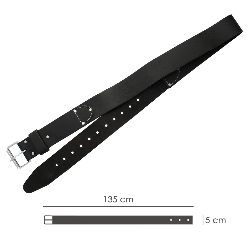 Leather belt for framer's pouch / tool holder