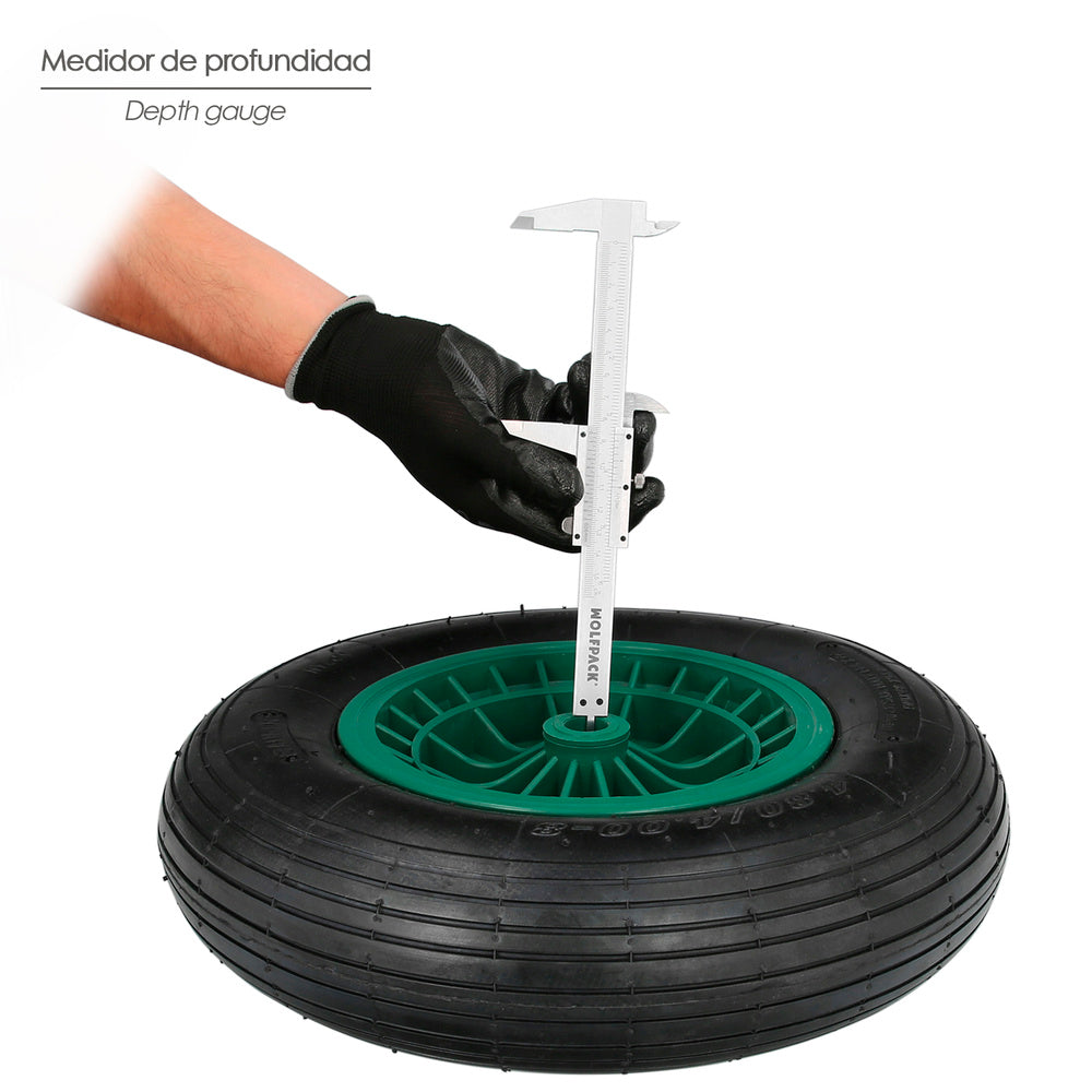 Paquímetro profissional de aço inoxidável 150 mm de alta precisão