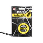 Flexometro sistema autolock con freno automatico longitud 5 metros ancho cinta 25 mm magnetico. Cinta metrica freno automatico