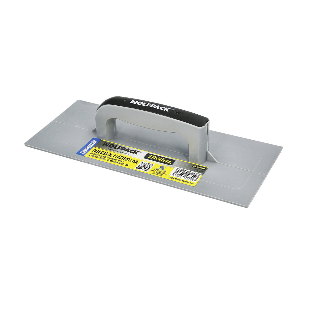 Smooth plastic float 330 x 140 mm grey.