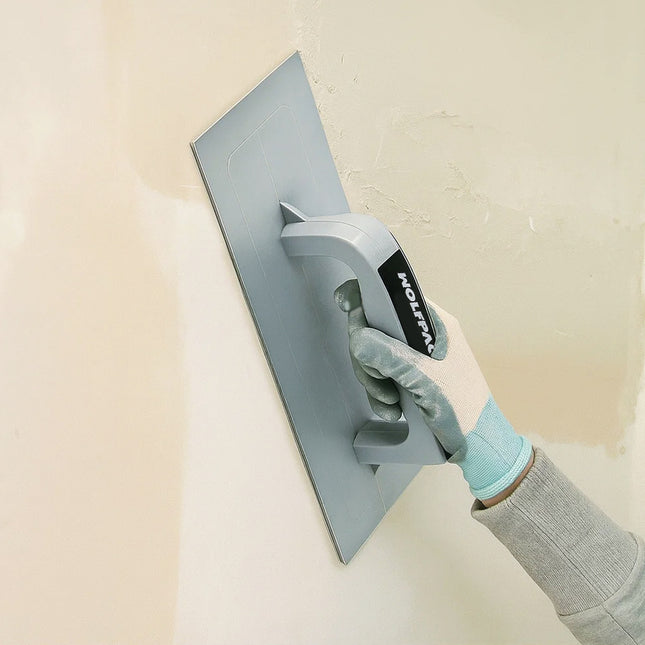 Talocha plástico 350 x 150 mm. base almenada gris