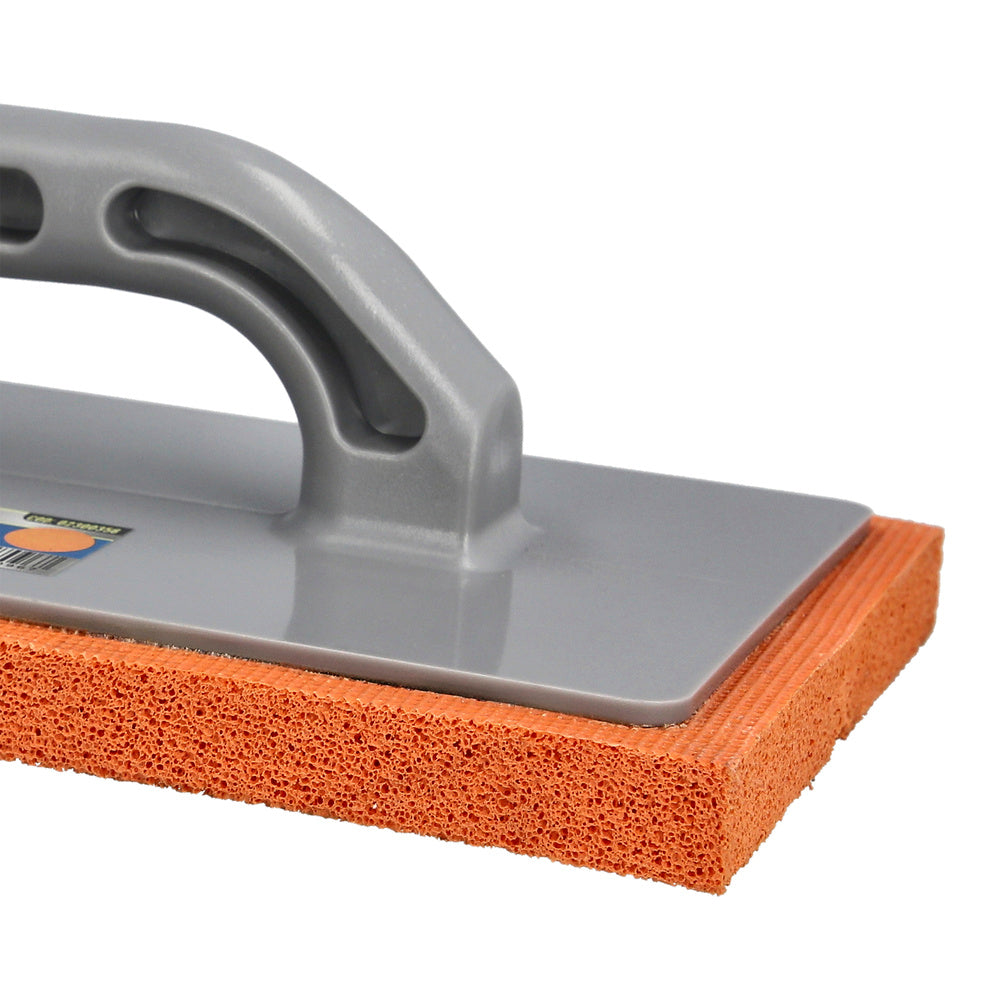 Orange foam float with fiberglass handle, 14x28 cm, fine finish