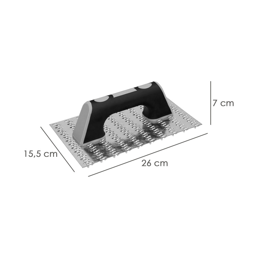 Professional mortar scratcher 250x145 TPR handle