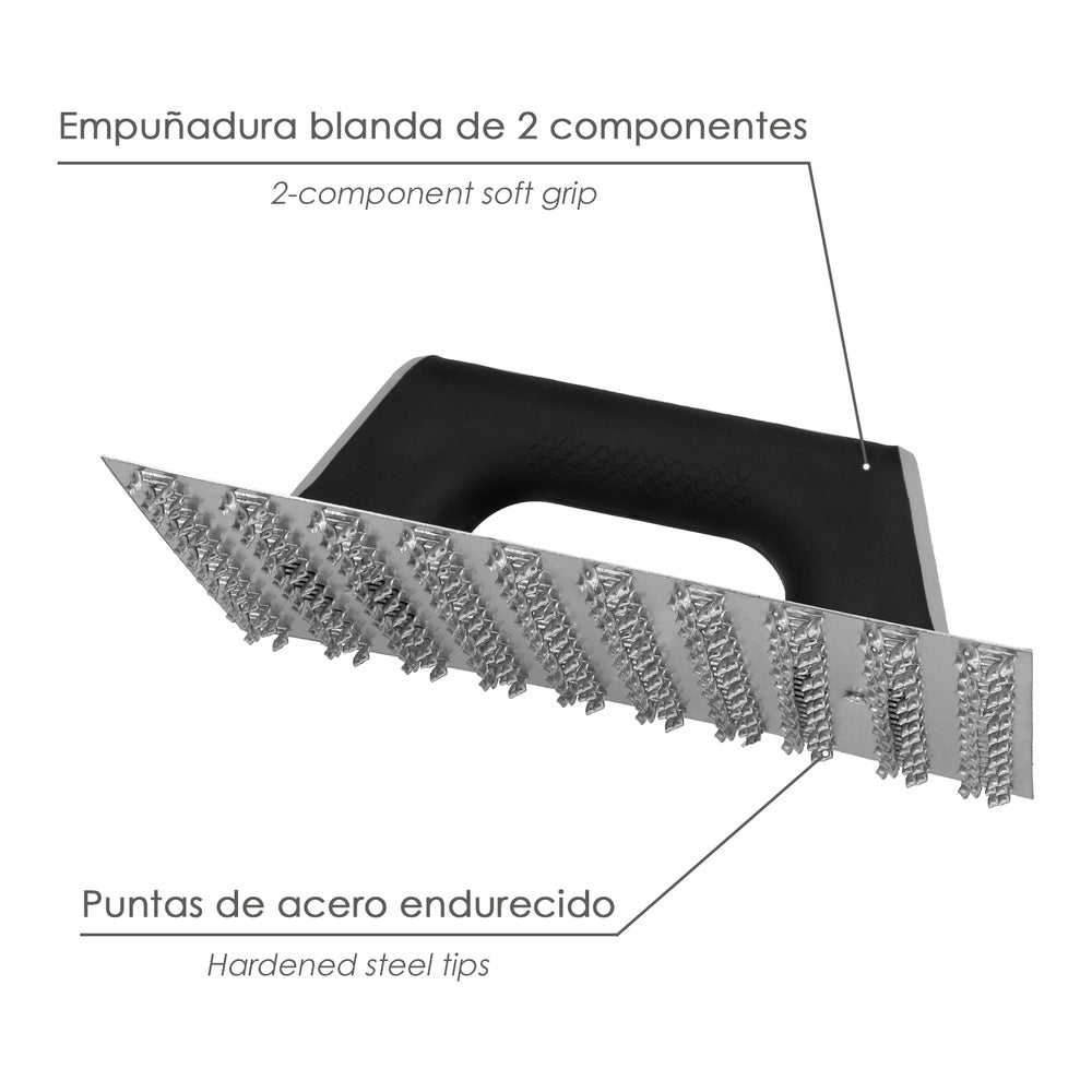 Professional mortar scratcher 250x145 TPR handle