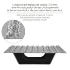 Rascador mortero profesional 250x145 mango tpr