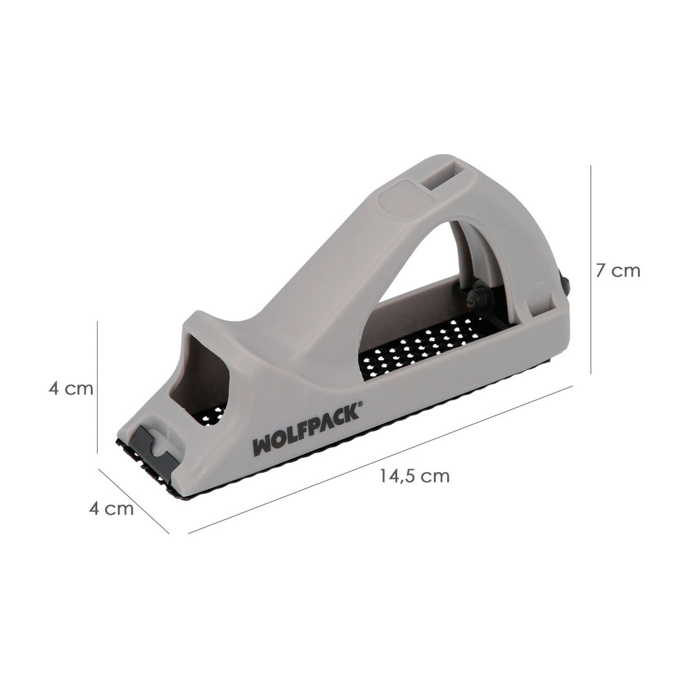 Rascador para escayola 140x40 mm escofina escayola, cepillo escayola, escofina yeso, rascador yeso, cepillo surform yeso
