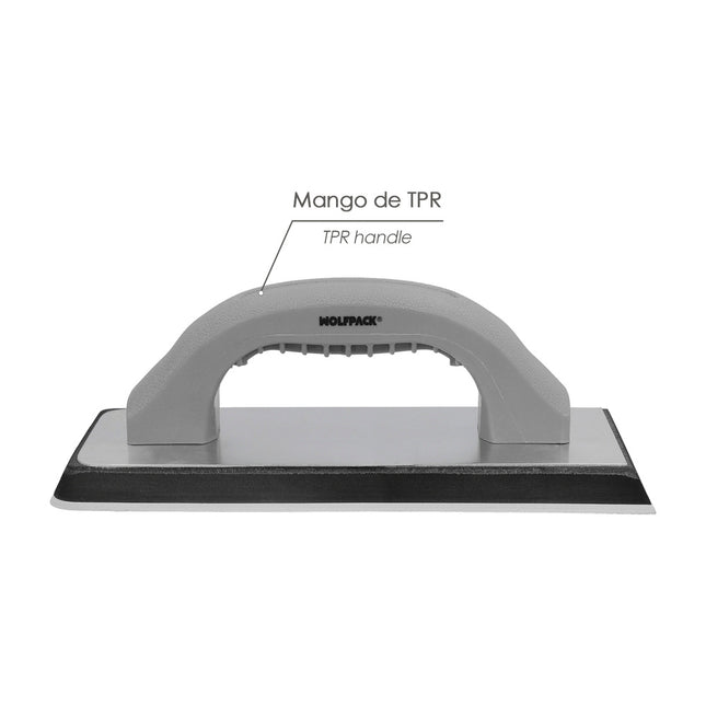 Talocha goma para juntas 14x28 cm. espuma soft, llana para juntas, plana alicatador