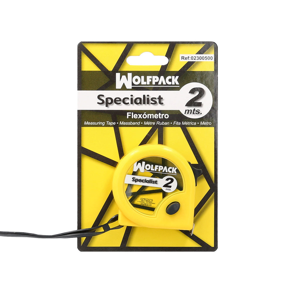Specialist tape measure with brake 2 meters / 13 mm