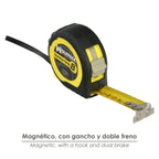 Topline magnetic tape measure with brake 8 meters / 25 mm