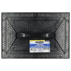 Plastic float 34x23 cm with black round handle and cells