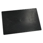 Plastic float 34x23 cm with black round handle and cells