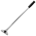 Raspador com cabo metálico e lâmina de 10 cm.