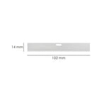 Scraper refill blade for 10 cm metal handle (pack of 10)