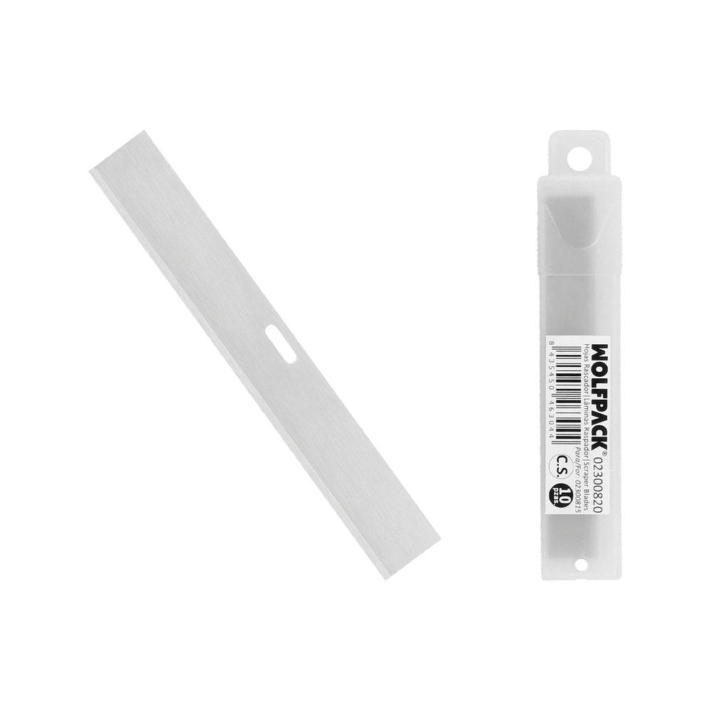 Scraper refill blade for 10 cm metal handle (pack of 10)