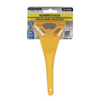 Yellow plastic glass scraper, 60 mm blade, ceramic hob scraper, glass scraper, ceramic hob scraper,