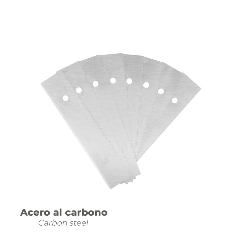 Hoja rectangular rascavidrios ( 10 piezas)