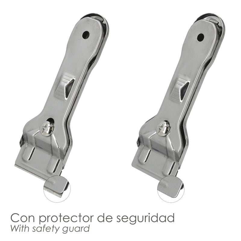 Rascavidrios plástico amarillo hoja 43 mm. rasqueta vitroceramica, rascador vidrio, rascador vitroceramica,