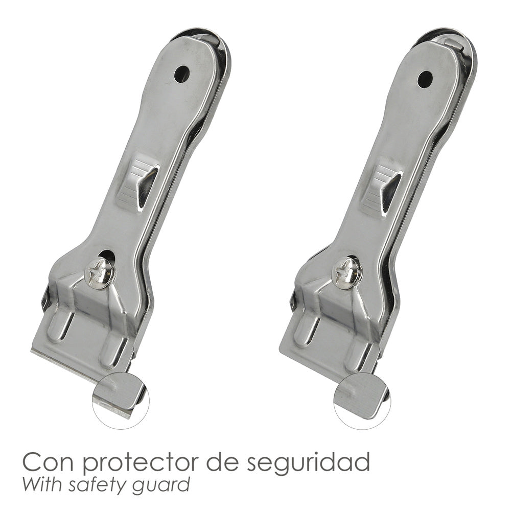 Yellow plastic glass scraper 43 mm blade ceramic hob scraper, glass scraper, ceramic hob scraper,