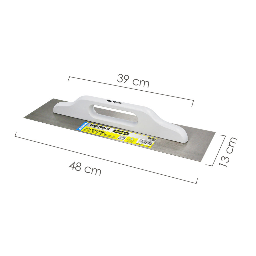 Large steel trowel 480x130 mm
