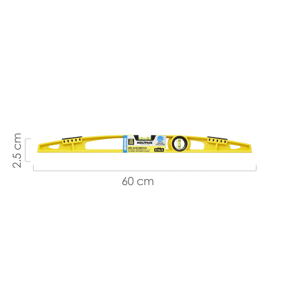 Magnetic aircraft wing level plus 60 cm
