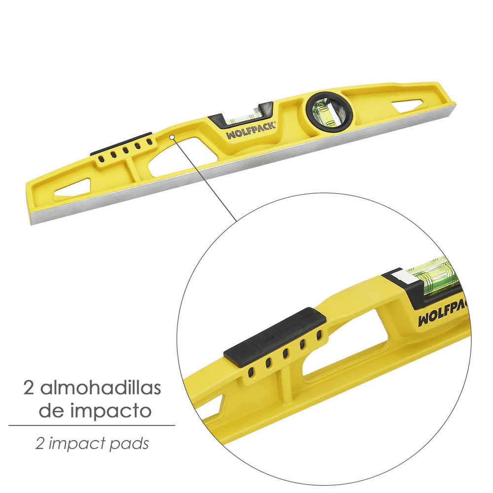 Airplane wing level plus 40 cm