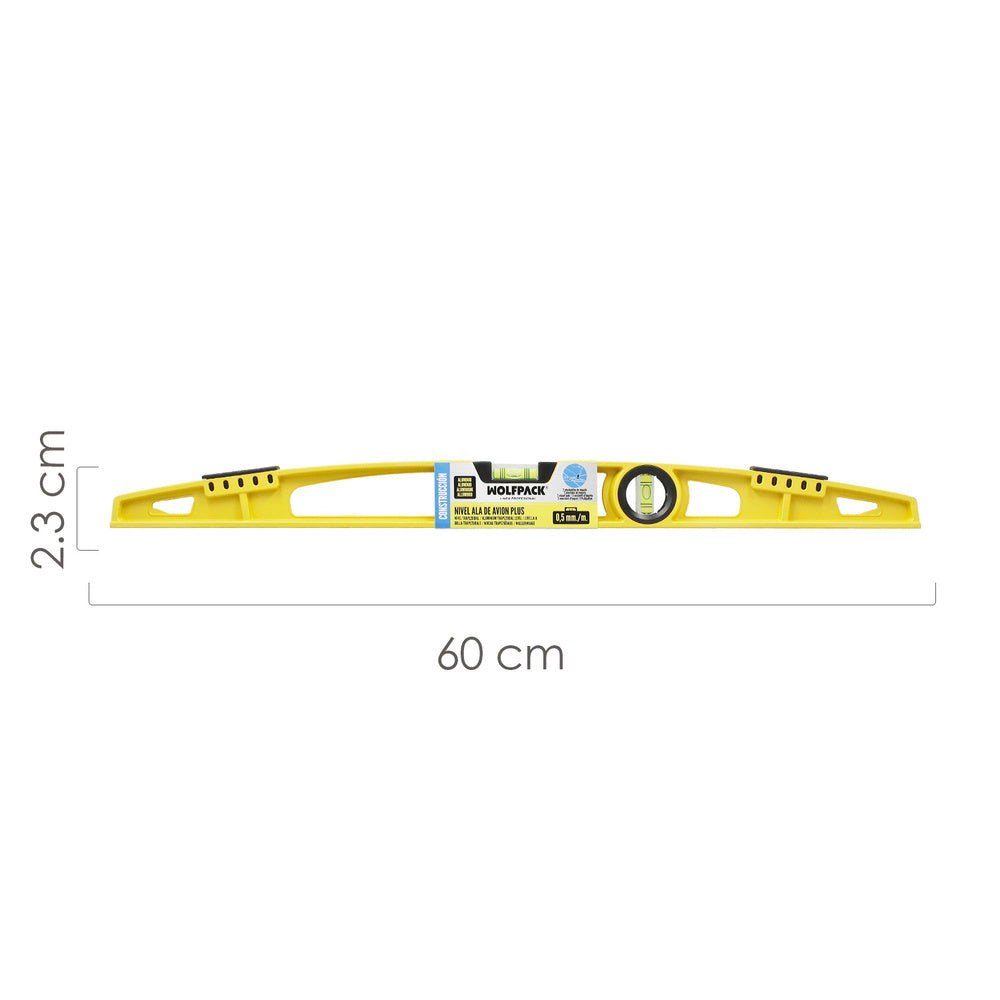Aircraft wing level plus 60 cm