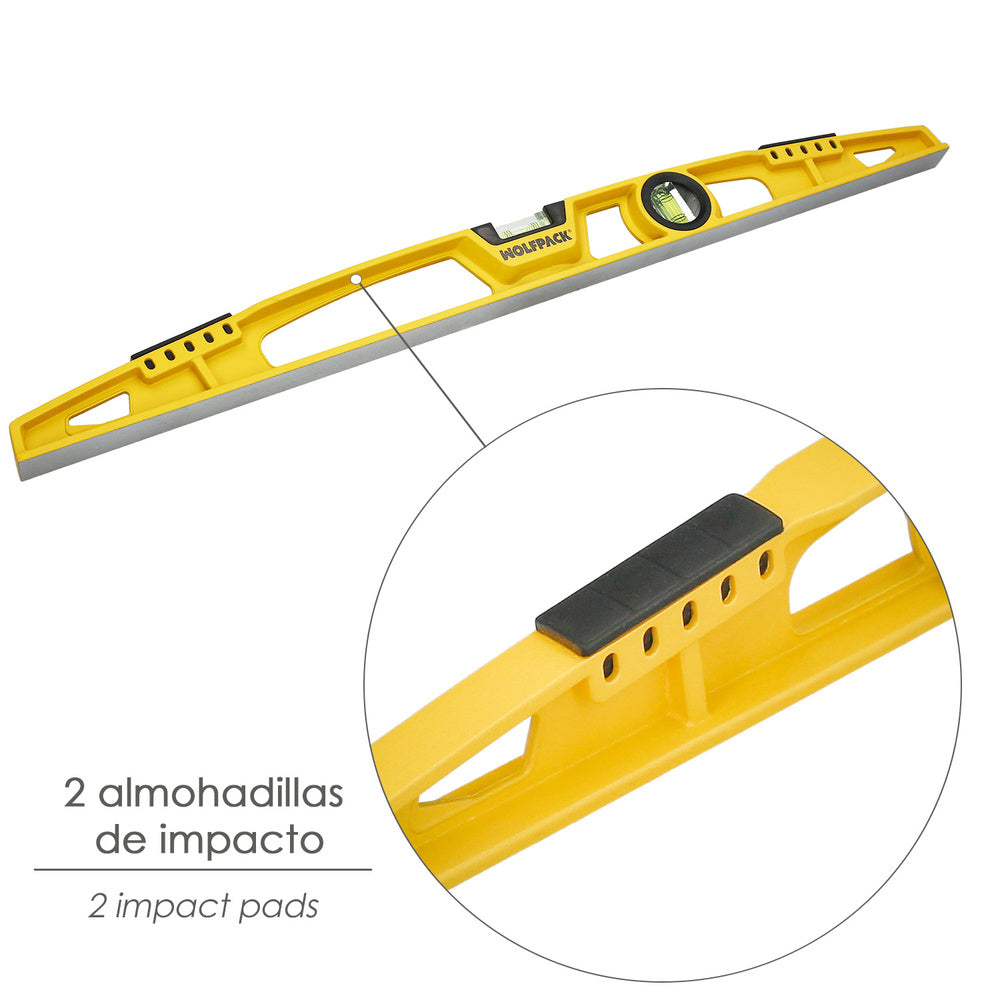 Aircraft wing level plus 60 cm