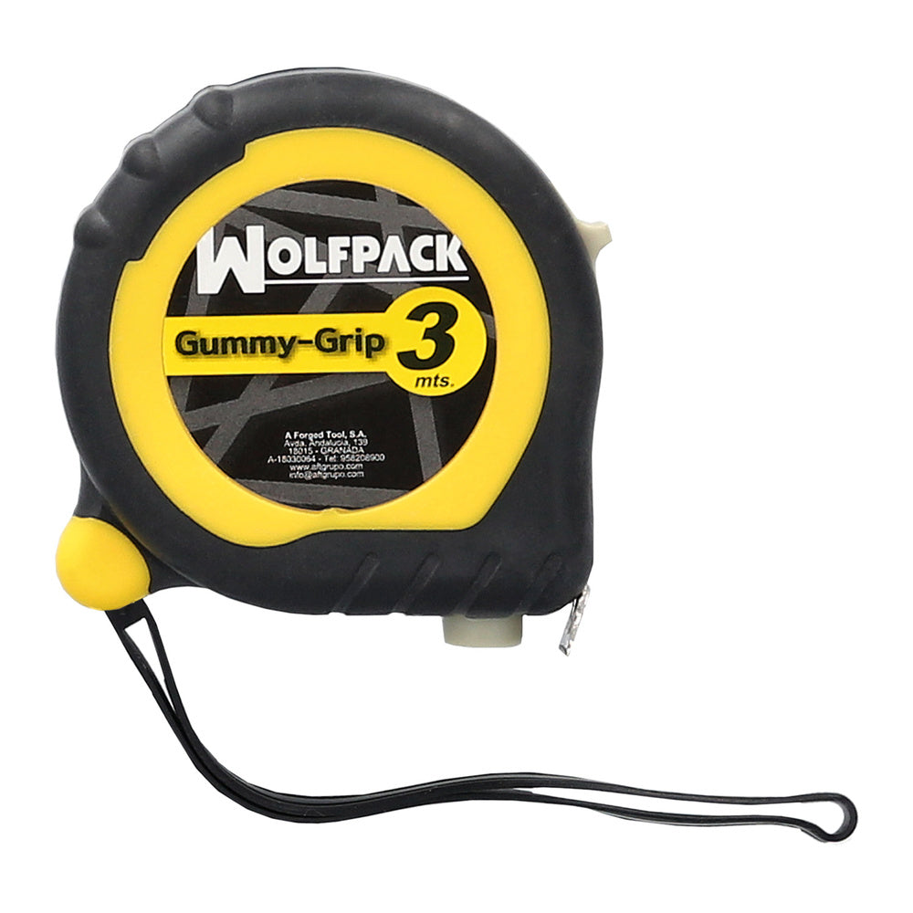 Flexometro gummy grip con doble freno longitud 3 metros ancho 16 mm magnetico.metro medición, metro magnetico, hogar, bricolaje