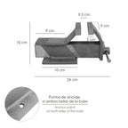 Torno de bancada em aço de 80 mm, torno de mesa, torno de fixação, grampo de bancada