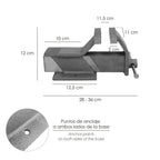 Torno de bancada em aço 100 mm, morsa de bancada, grampo de bancada