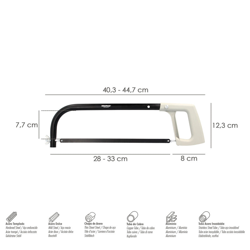 Arco sierra wolfpack acero profesional