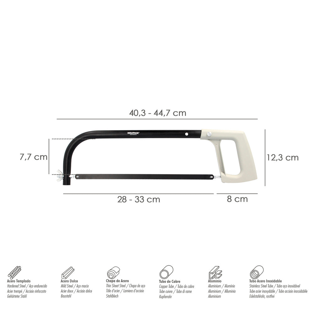 Arco sierra wolfpack acero profesional