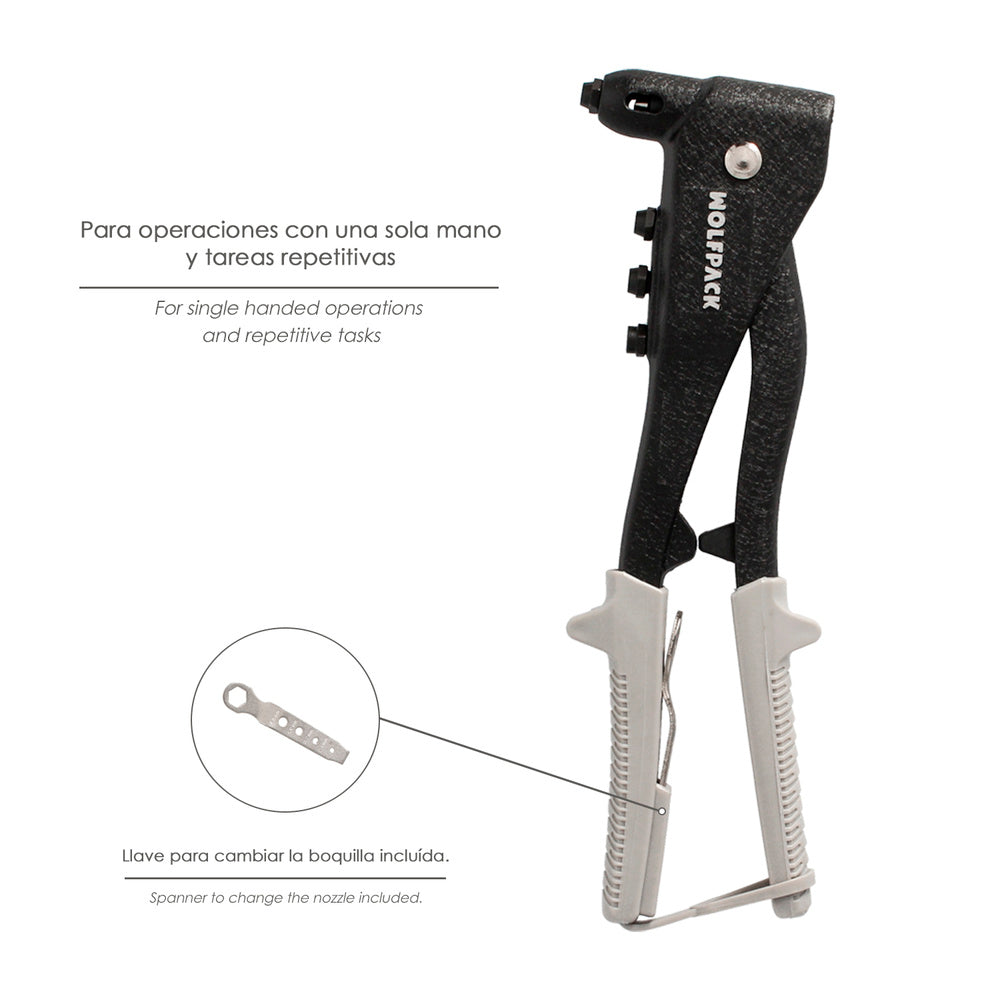 Remachadora profesional forjada 1 mano