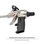 Pistola para espuma poliuretano con adaptador ptfe