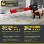 Pistola silicona profesional  roja / negra profesional