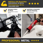 Pistola silicona profesional  roja / negra profesional
