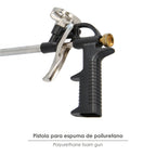 Pistola aplicadora espuma poliuretano regulable