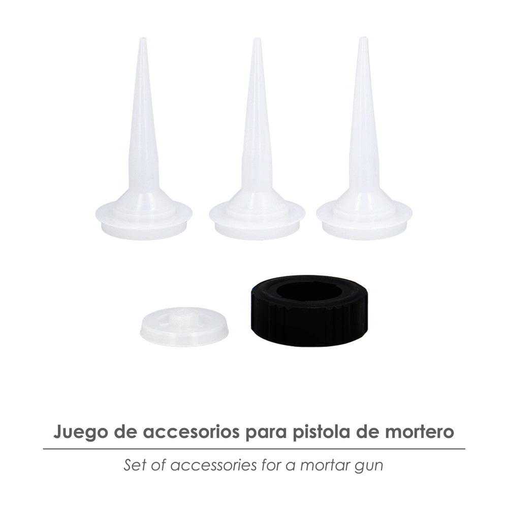 Accessory set for aluminum/steel mortar gun 660 cc. 02210502