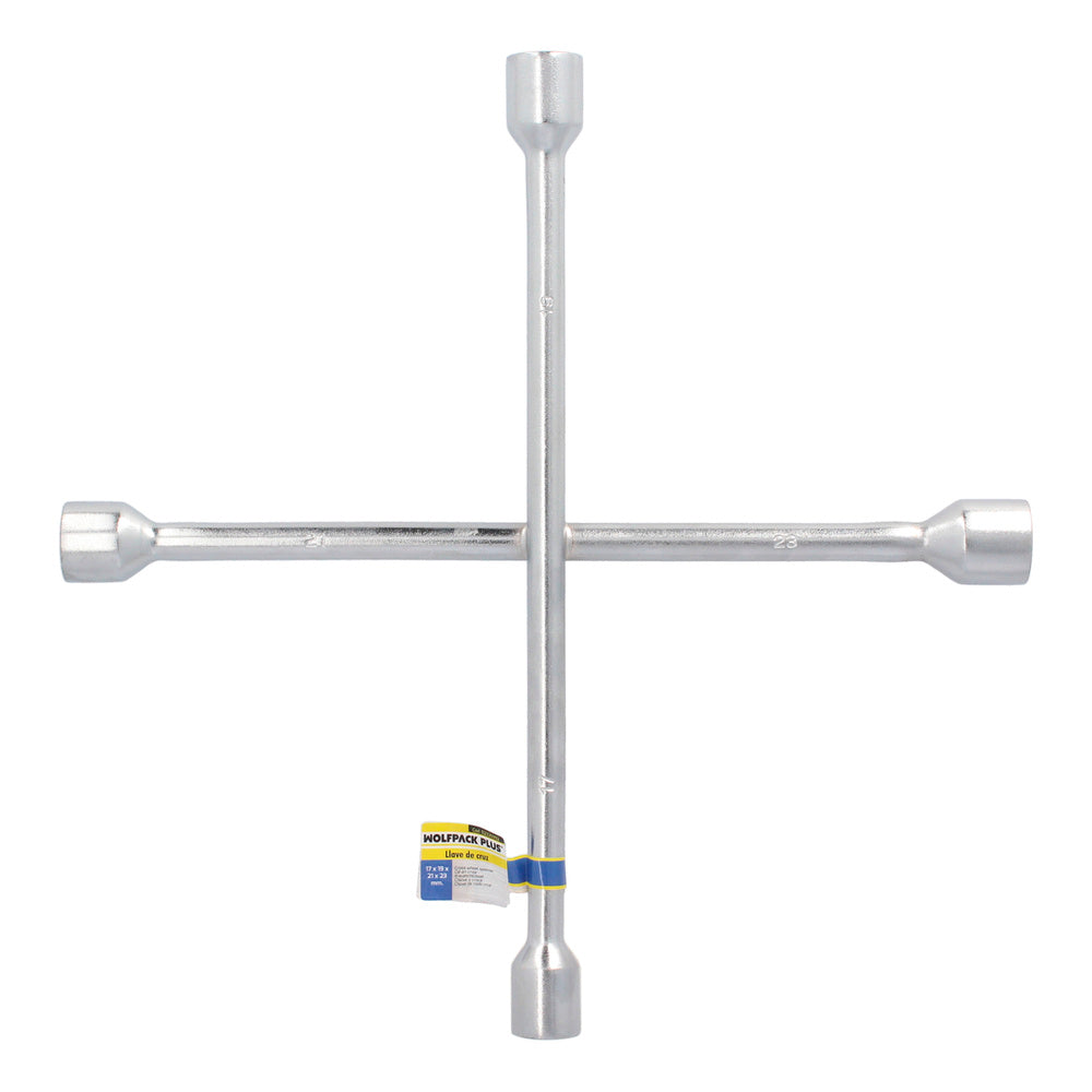 Llave cruz wolfpack 17x19x21x23 mm para coche
