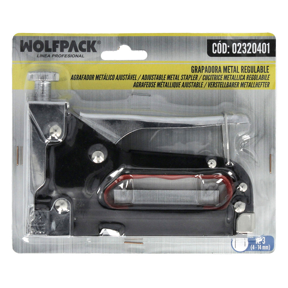 Adjustable metal stapler no. 3 4/14mm