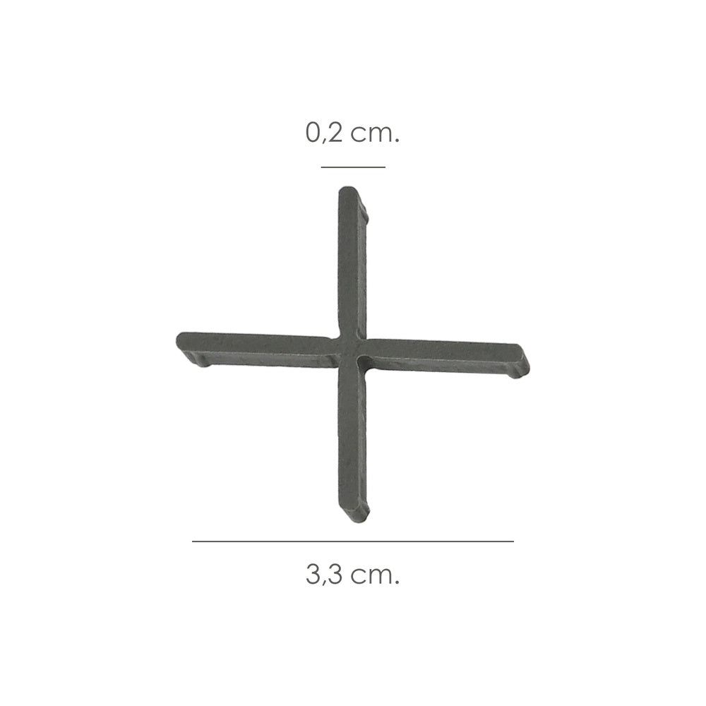 Travessas Wolfpack, 2 mm (embalagem de 250 peças)