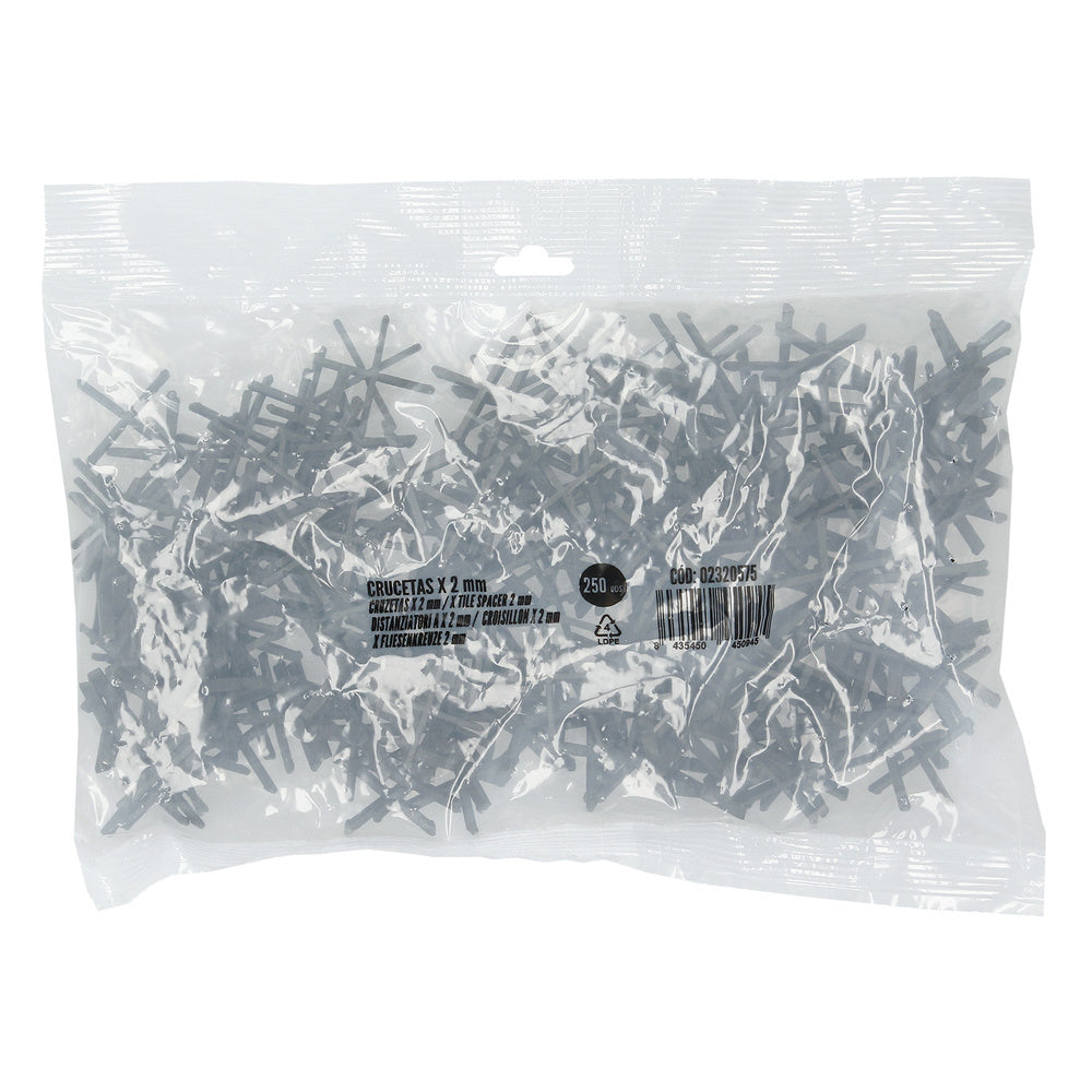 Travessas Wolfpack, 2 mm (embalagem de 250 peças)